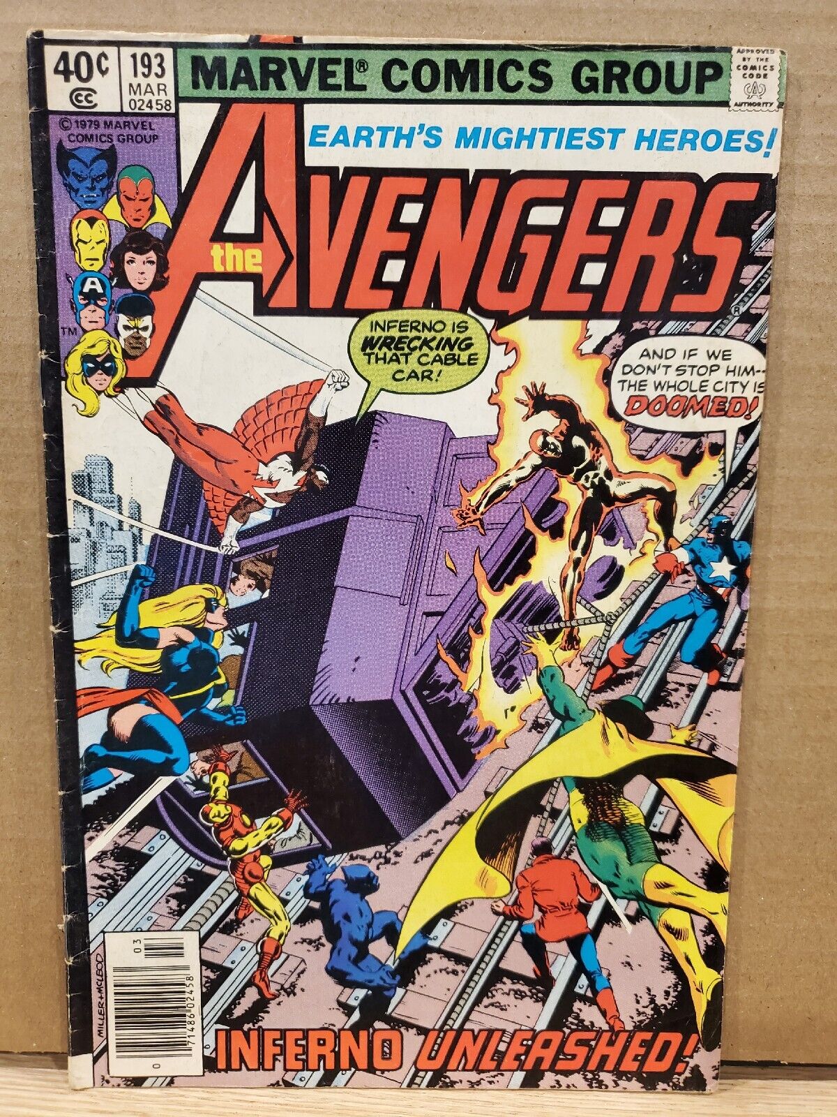 Avengers #193, 1979 Marvel Comics