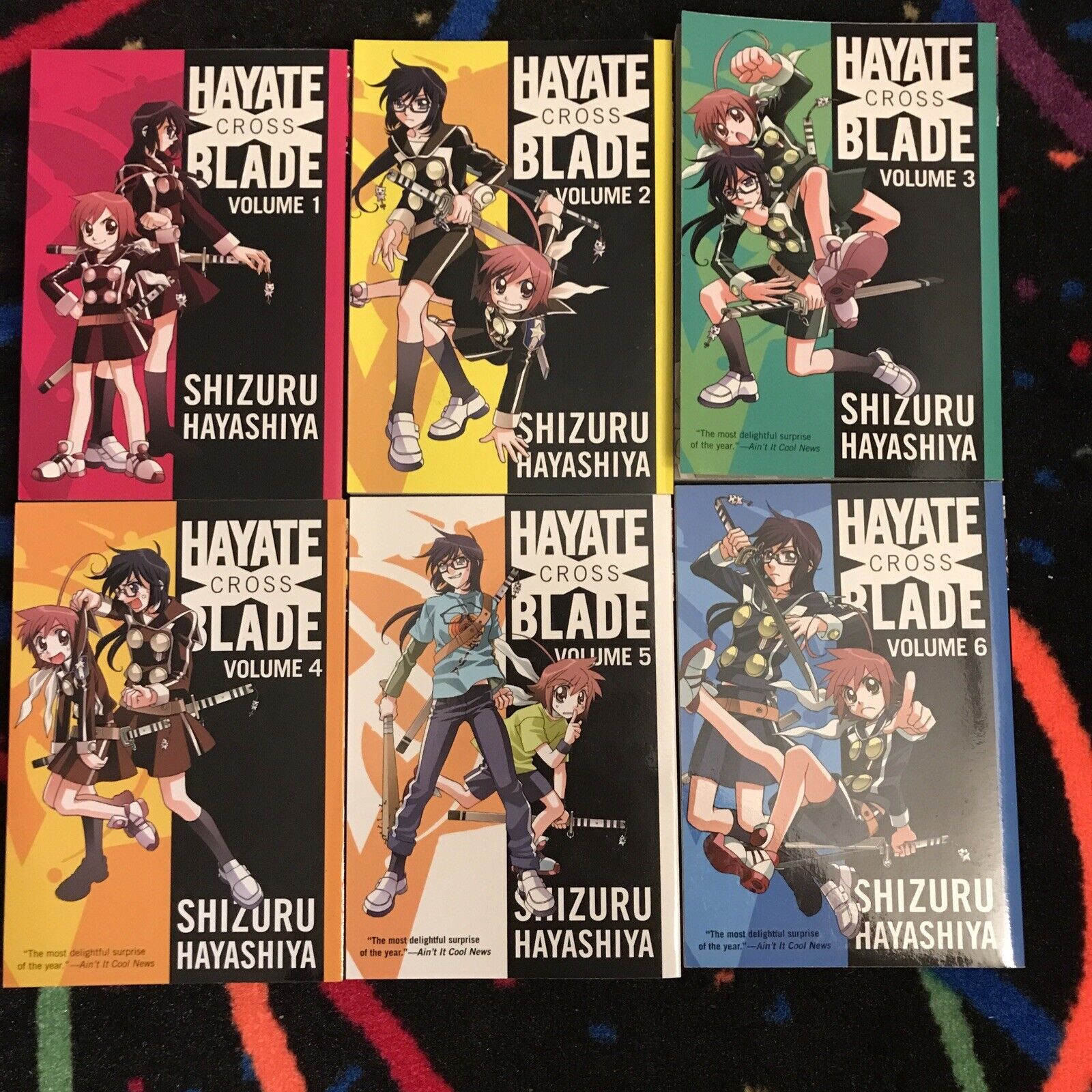 Hayate X Cross Blade English Manga Complete 1-6