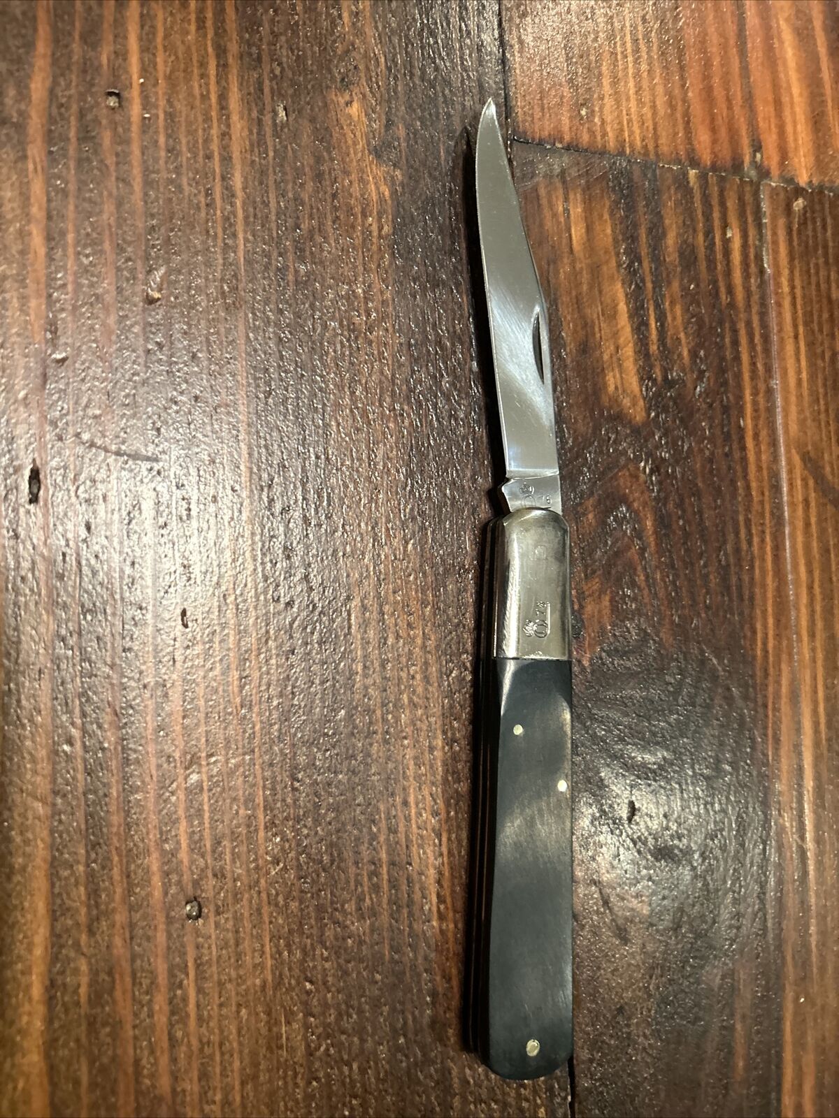 queen cutlery pocket knife Q 76 -003155 - Single Blade Black - Vintage