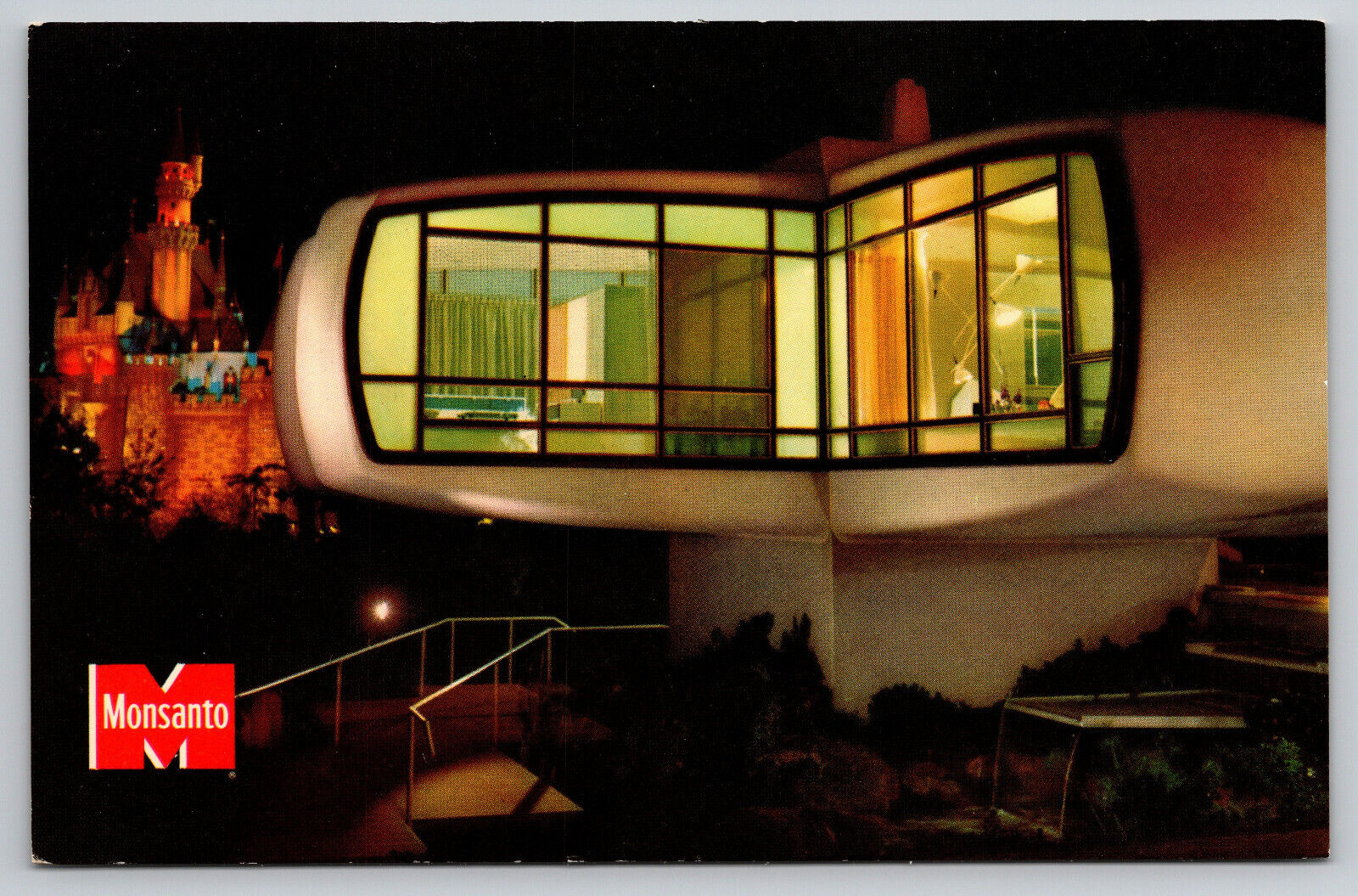 Disneyland Monsanto\'s Home of the Future Castle View California Postcard