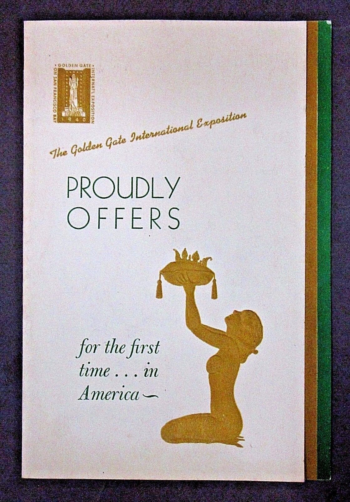 1940 GOLDEN GATE EXPOSITION World's Fair Proudly offers FOLIES BREGERE