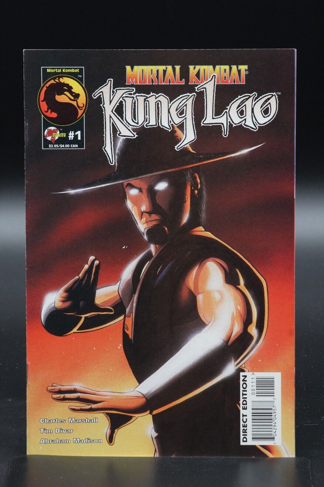 Mortal Kombat Kung Lao (1995) #1 1st Print One-Shot Moose Baumann Cover NM-