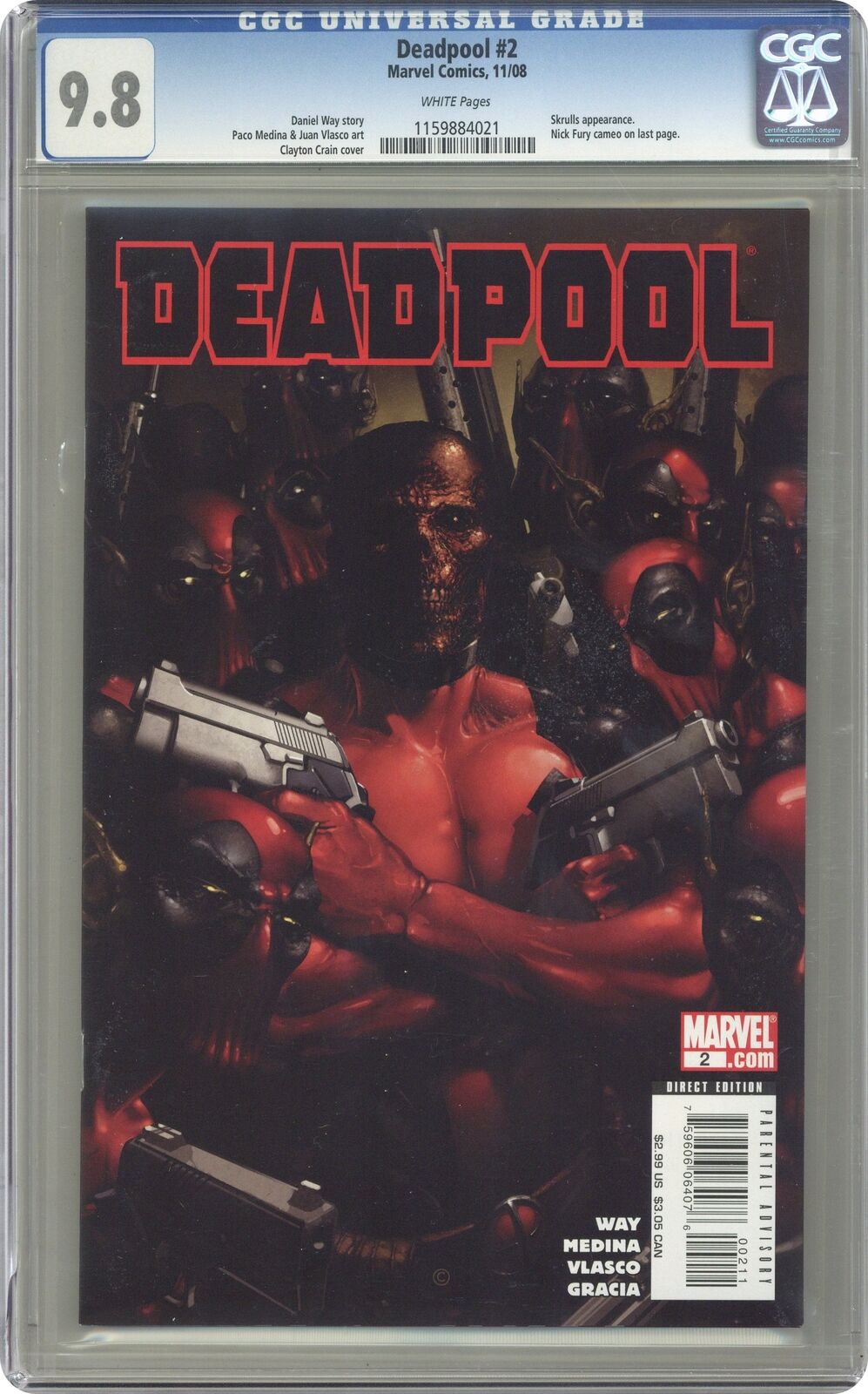 Deadpool #2A CGC 9.8 2008 1159884021