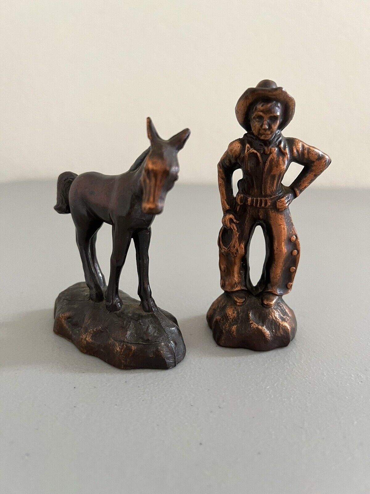 Ray E. Dodge Cowboy Cast Bronze Figurines