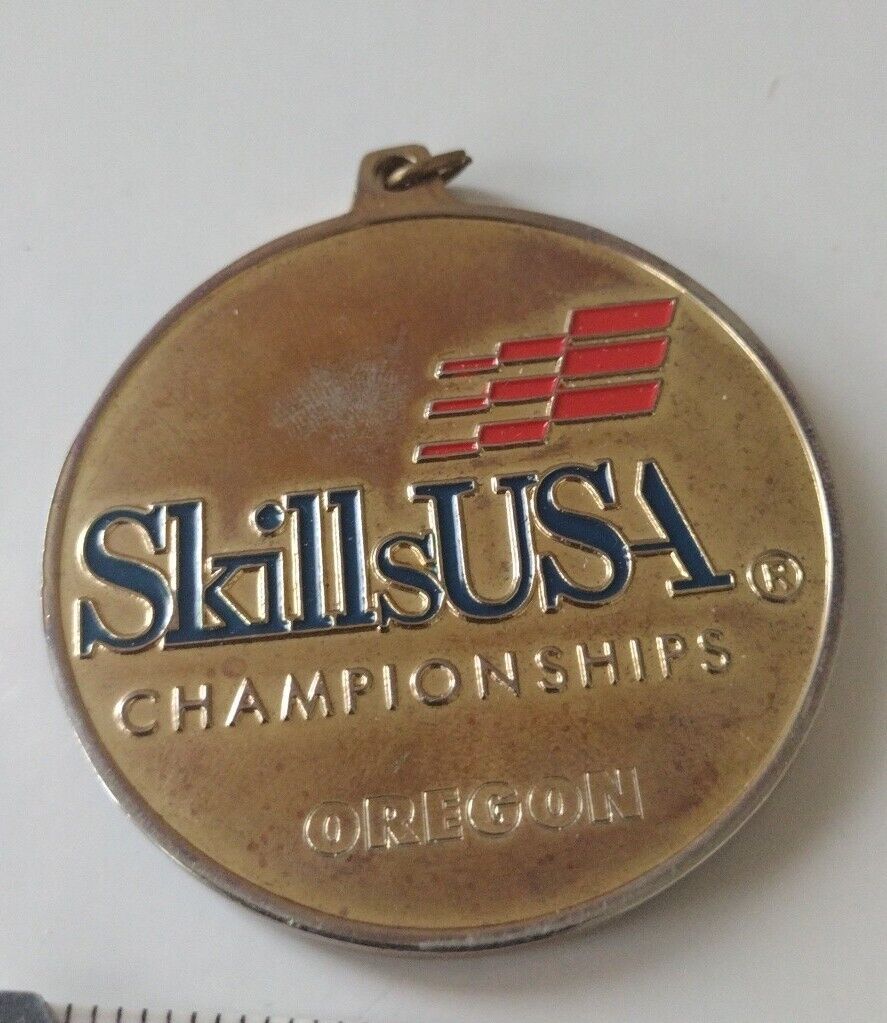 Skills USA Championship Oregon Medal Pinback Button