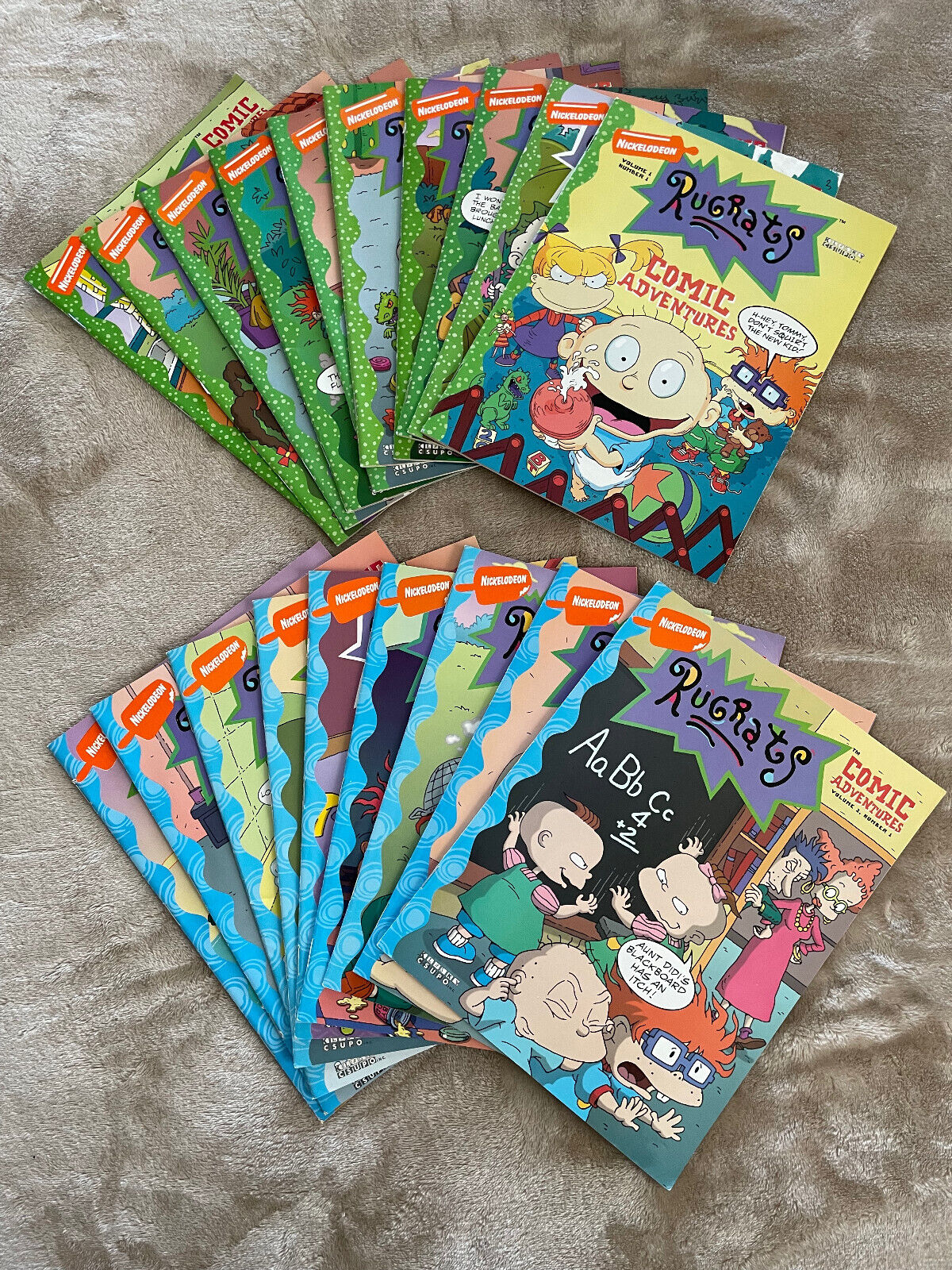 Rugrats Comic Adventures - 19 issues, complete Vol 1 and 9/10 Vol 2, Nickelodeon
