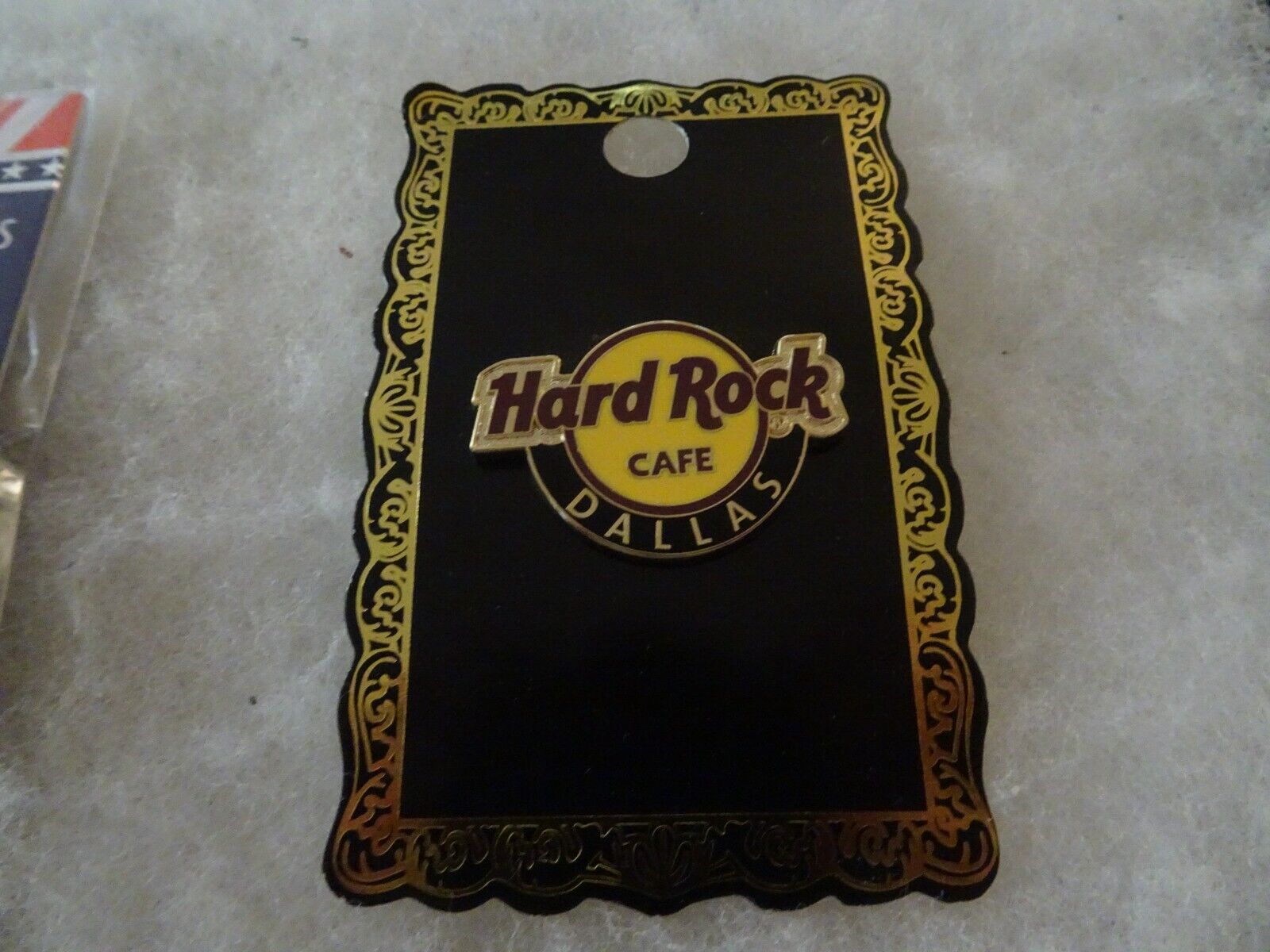 Hard Rock Cafe Pin Dallas Classic logo Series 2009 recessed cut