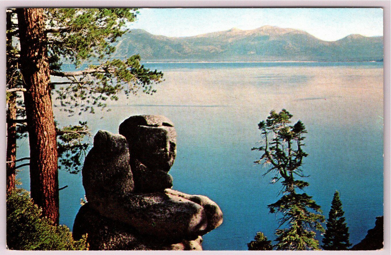 Postcard~ Rubicon Trail~ Lake Tahoe, CA~ 1963 Camp Richardson, CA Cancel