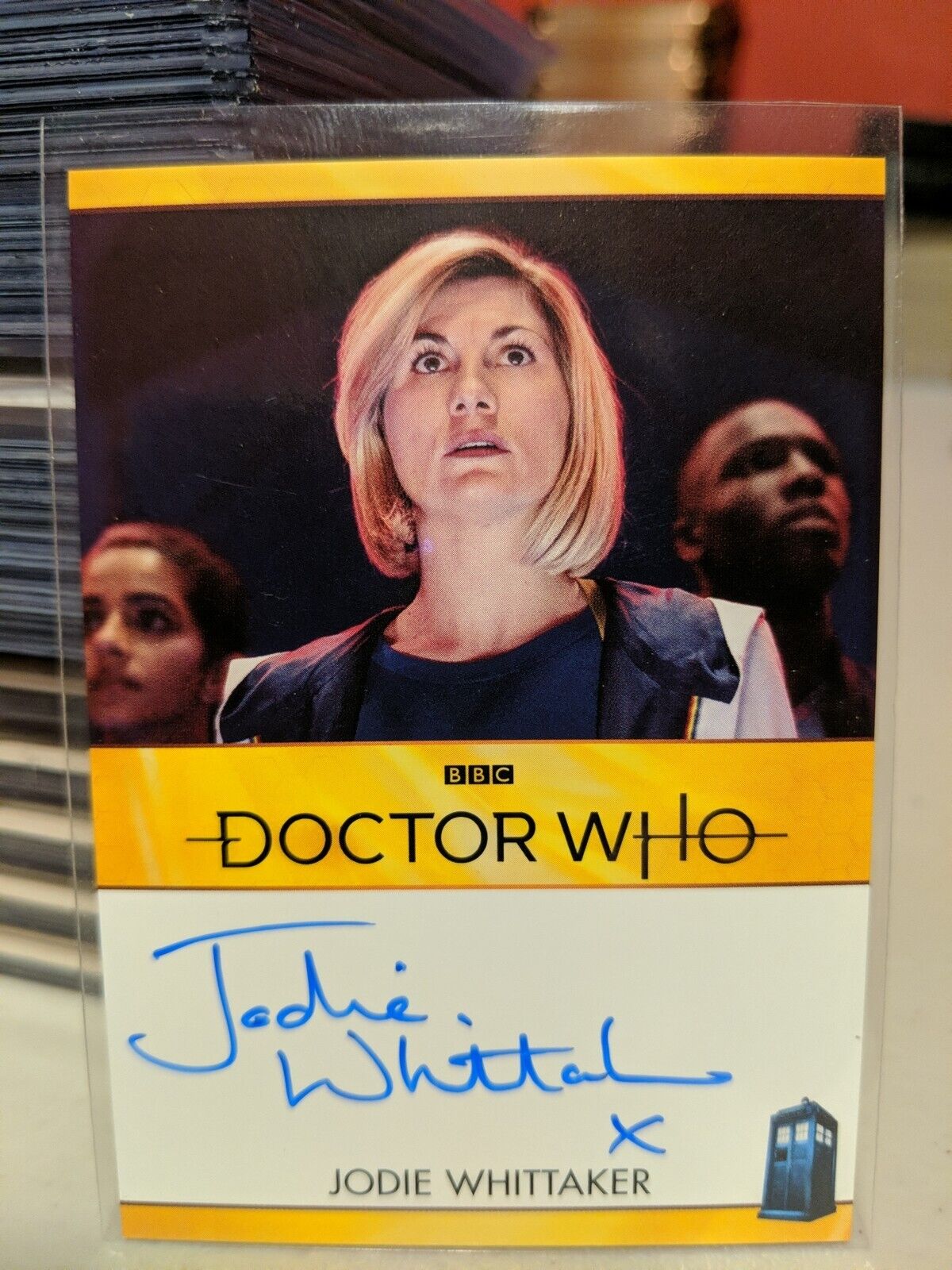 Doctor Who Series 11 & 12 Jodie Whittaker Autograph Card as The Doctor UK Exclus