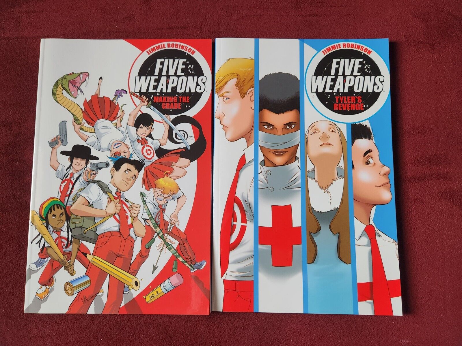Five Weapons TPB 1 and 2 Image #1-10 COMPLETE Series 2013 Jimmie Robinson