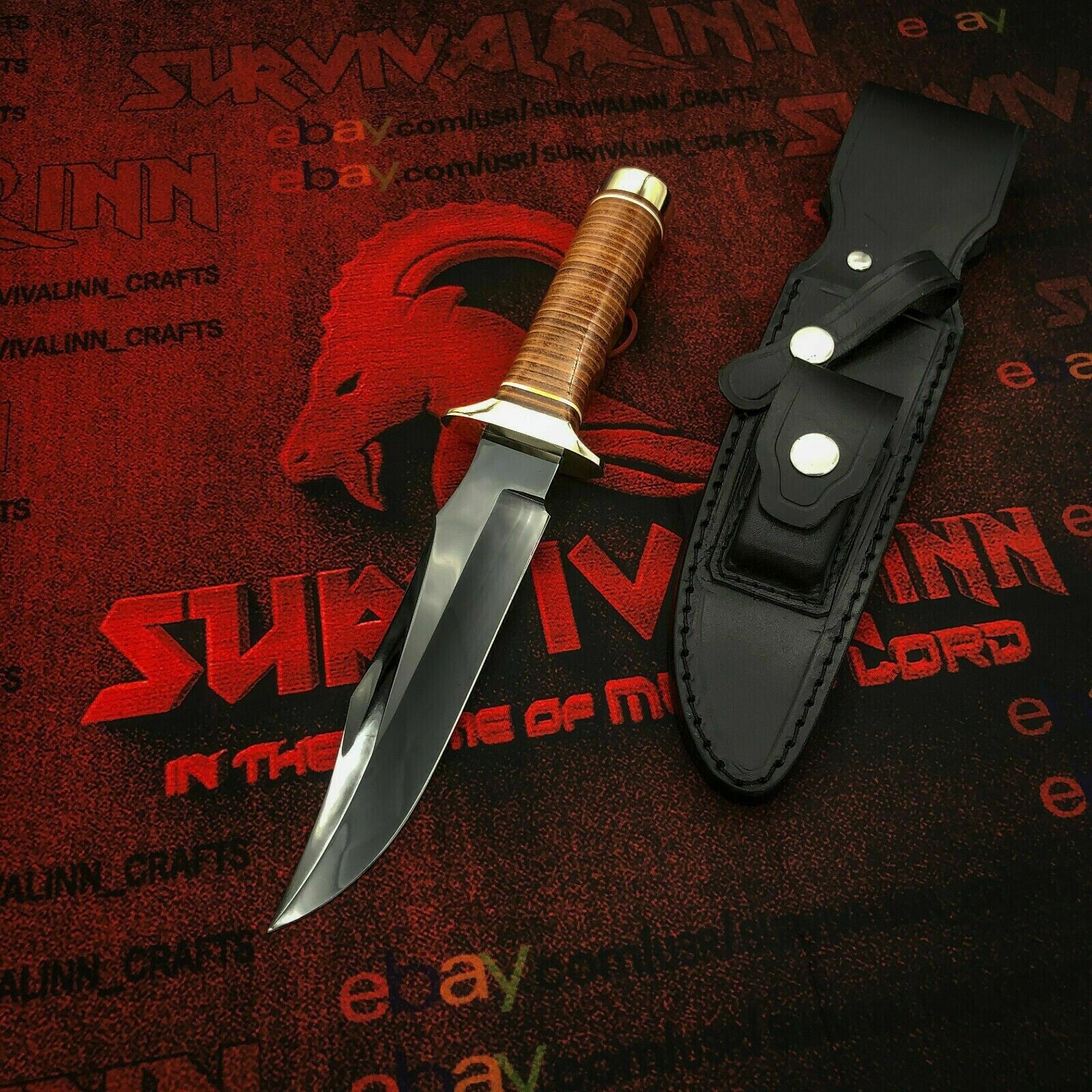 HANDMADE D2 STEEL SOG HUNITNG KNIFE, SOG 2.0 KNIFE, SOG BOWIE KNIFE WITH SHEATH