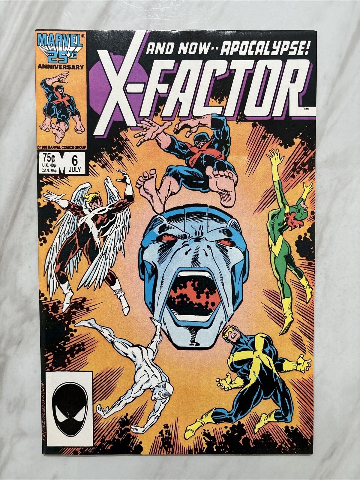 X-Factor #6 (1986) VF/NM 1st Full Appearance Apocalypse White Pages ‘97 🔑🔥
