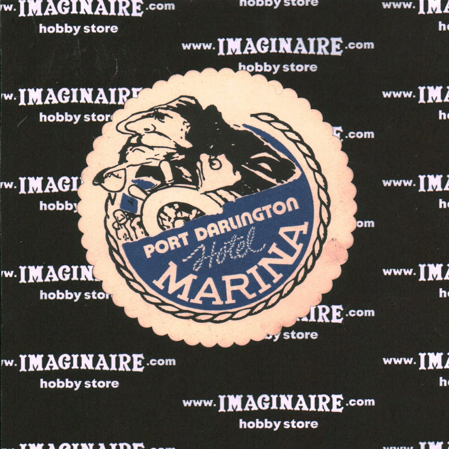 Port Darlington Marina Hotel Vintage Sticker (302185)