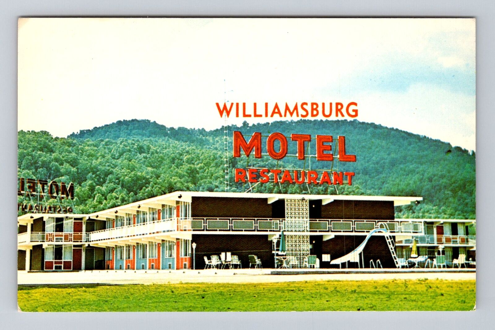 Williamsburg KY-Kentucky, Williamsburg Motel Advertising, Vintage Postcard