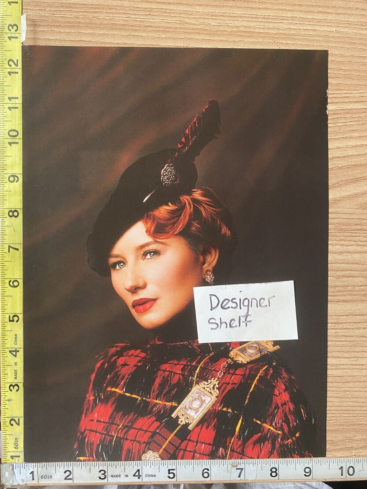 Tori Amos Scottish Outfit Glamour Head Shot Book Photograph