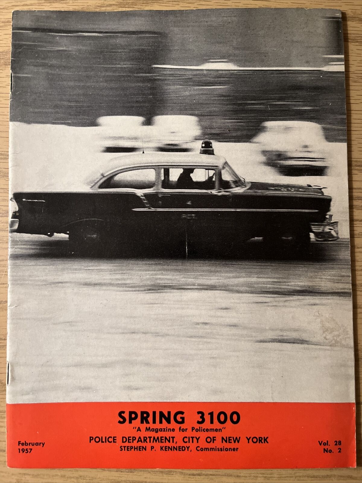 SPRING 3100 NYPD MAGAZINE FEBRUARY 1957
