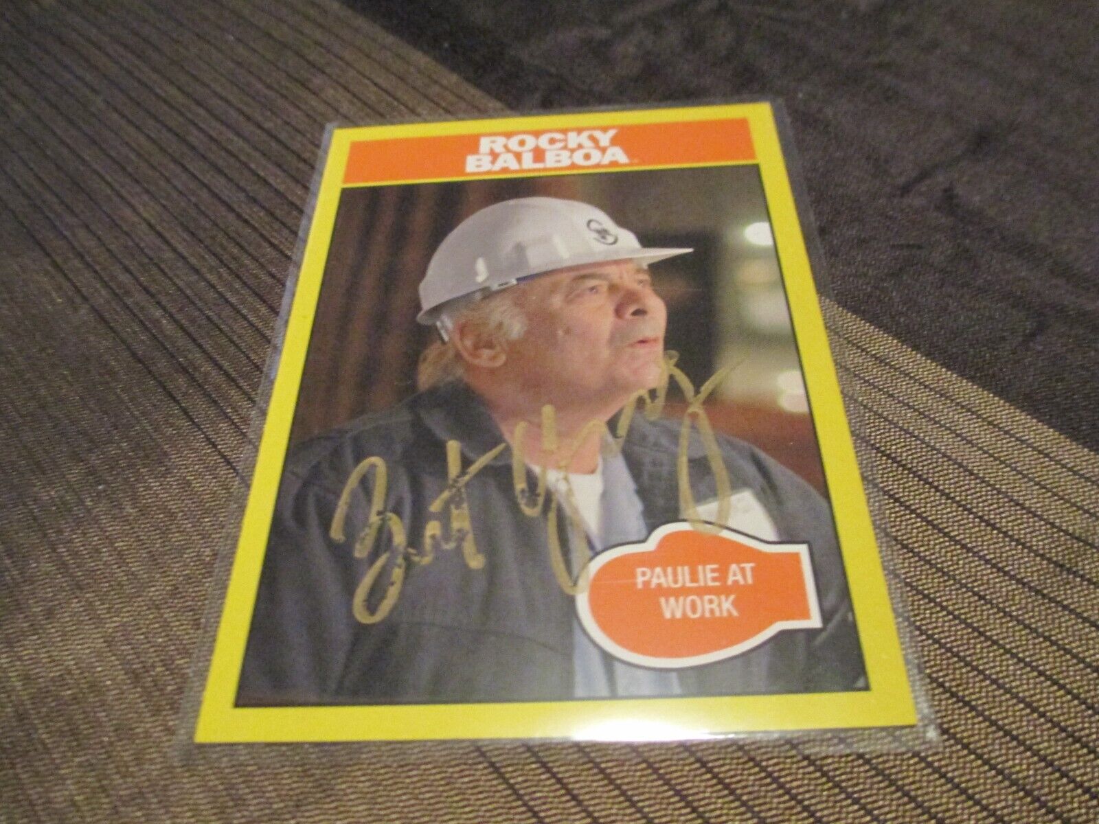 2016 Topps Rocky ll Burt Young [Paulie] Autographed Trading Card With COA