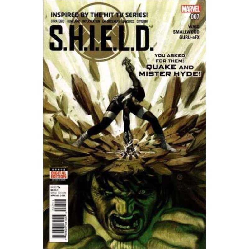 S.H.I.E.L.D. #7  - 2015 series Marvel comics VF+ Full description below [t