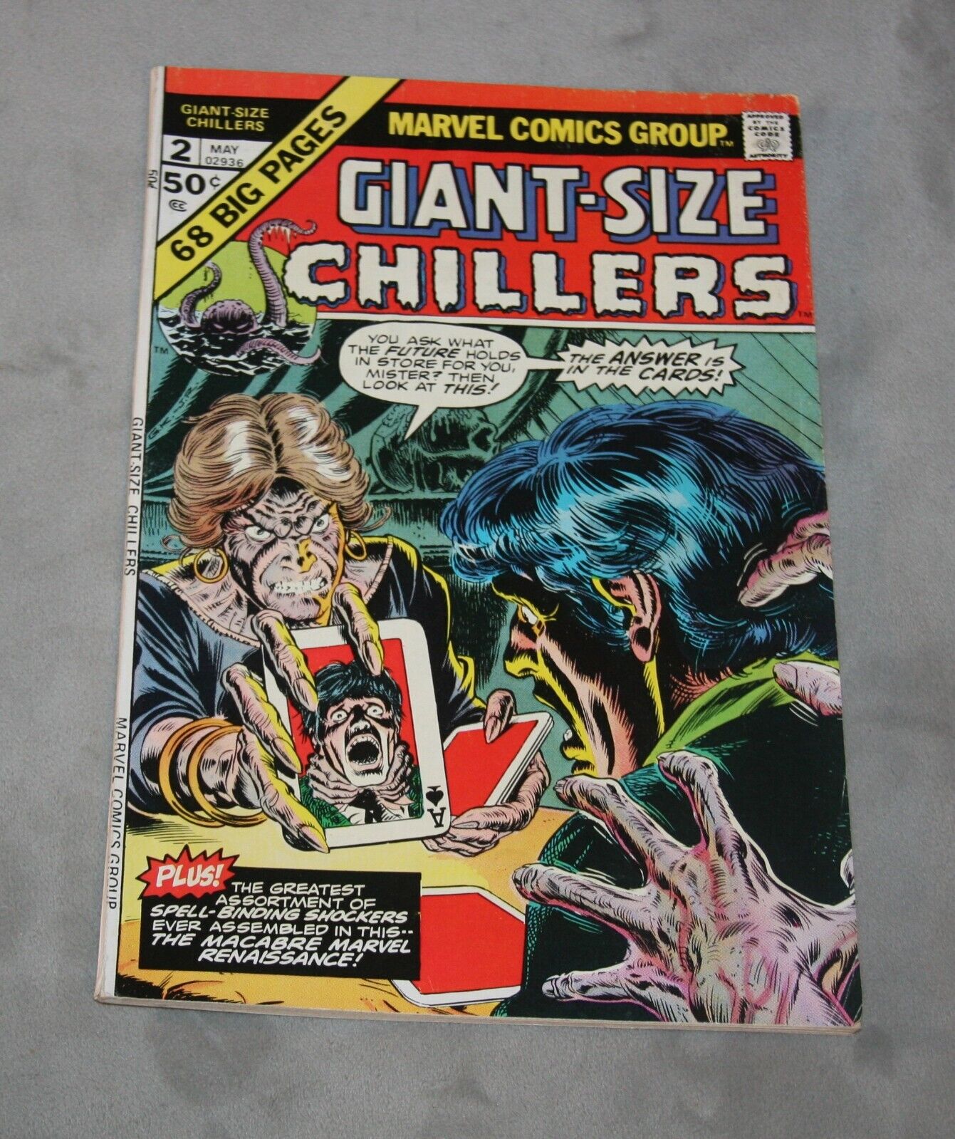Marvel Comics Group Giant Size Chillers 1975 #2 Bronze Age Fine/VF Condition