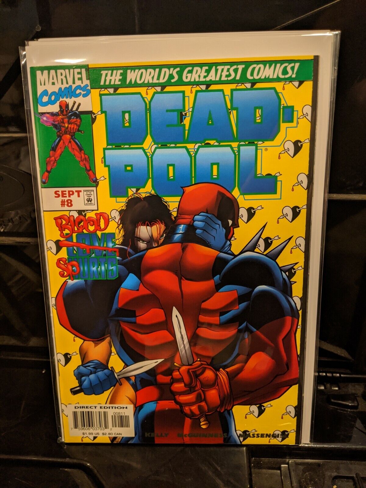 Deadpool #8 1997 Volume 1 NM- Marvel Comics
