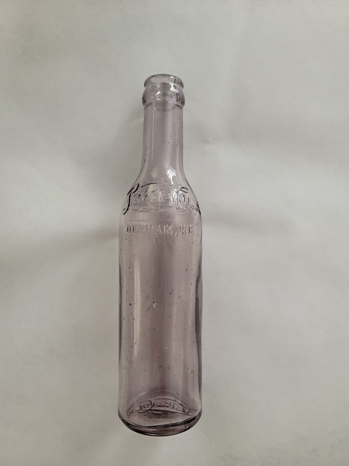 Vintage Amethyst Pepsi Cola Bottle    Durham, N.C.