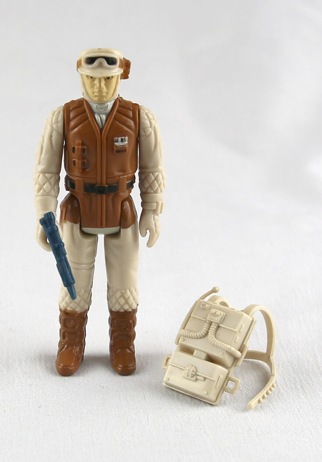 VINTAGE STAR WARS Hoth Rebel Soldier with Backpack Complete Kenner 1980