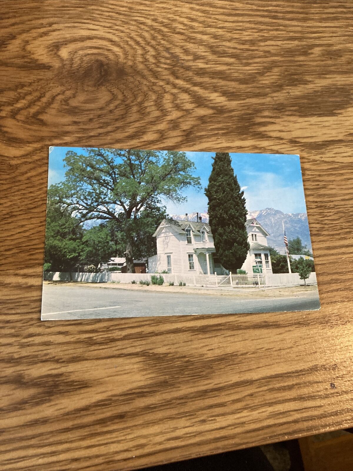 vintage post card - Commander\'s House, Camp Independence