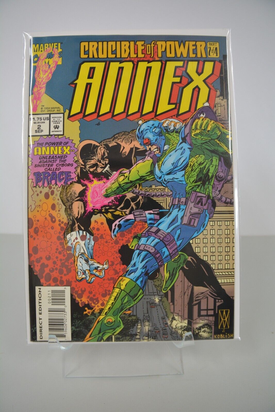 Annex #2 FN; Marvel | Leg Amputee Super Hero -  bagged and boarded