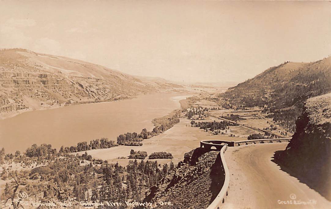 RPPC Oregon Columbia River Highway Ore Cross Dimmitt #815 Photo Postcard J11