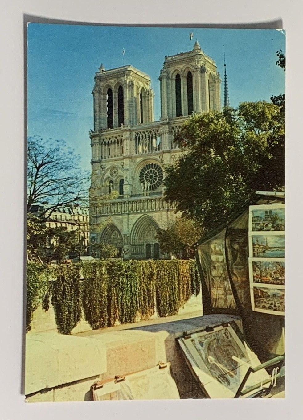 Paris France Cathédrale Notre-Dame Postcard