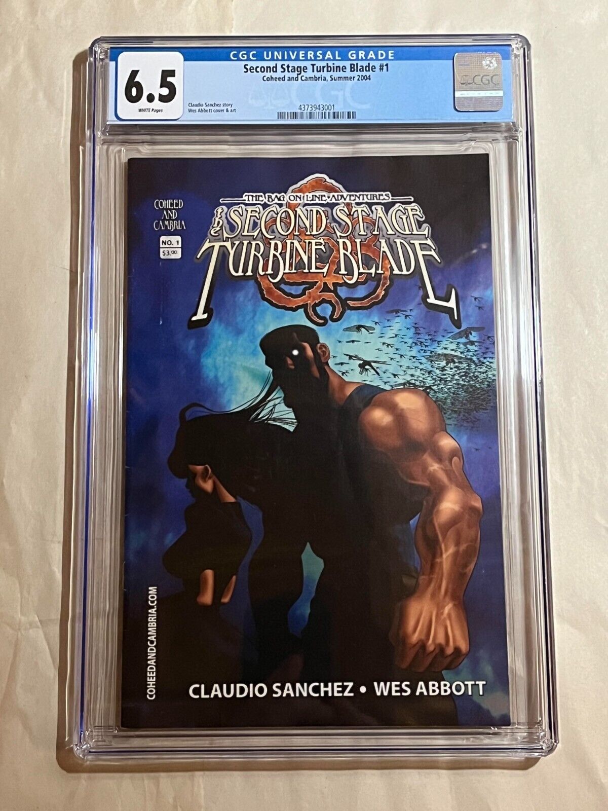 RARE 1st Print Coheed and Cambria Second Stage Turbine Comic #1 CGC Graded 6.5