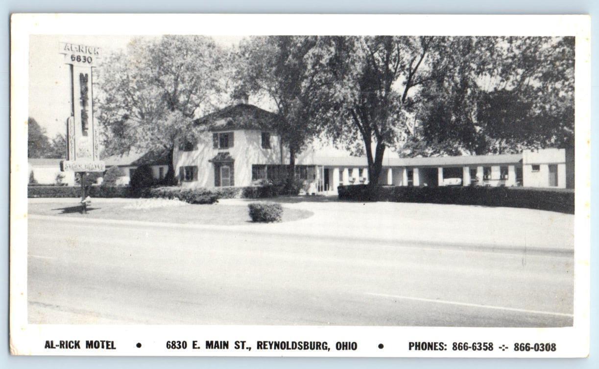 REYNOLDSBURG, Ohio OH ~ Roadside AL-RICK MOTEL Highway 40 ~ c1960s Postcard