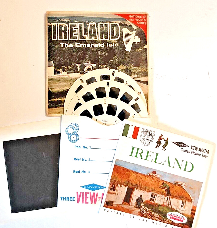 Sawyer's Vintage B160 Ireland th Emerald Isle Travel View-Master Reels Packet