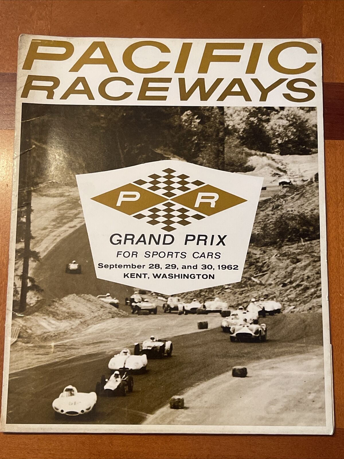 1962 Press Kit for Pacific Raceways Sports Car Race, Including Driver Entry Form