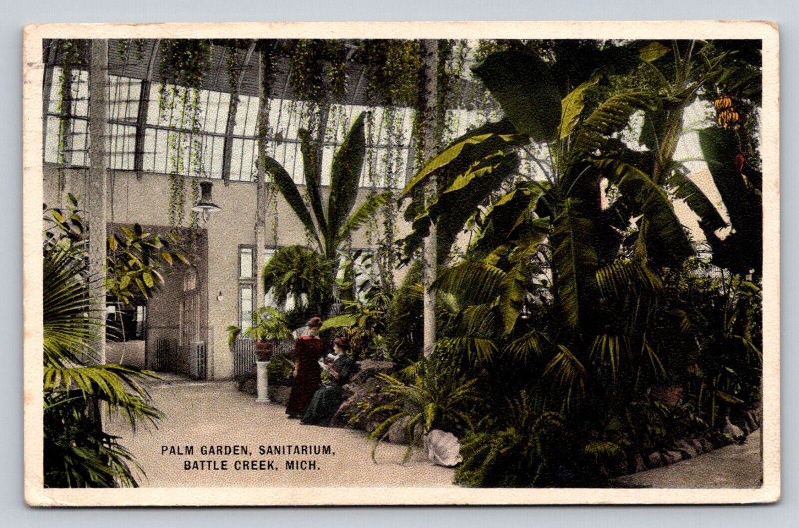 c1915  Palm Garden Sanitarium Battle Creek Michigan  P760