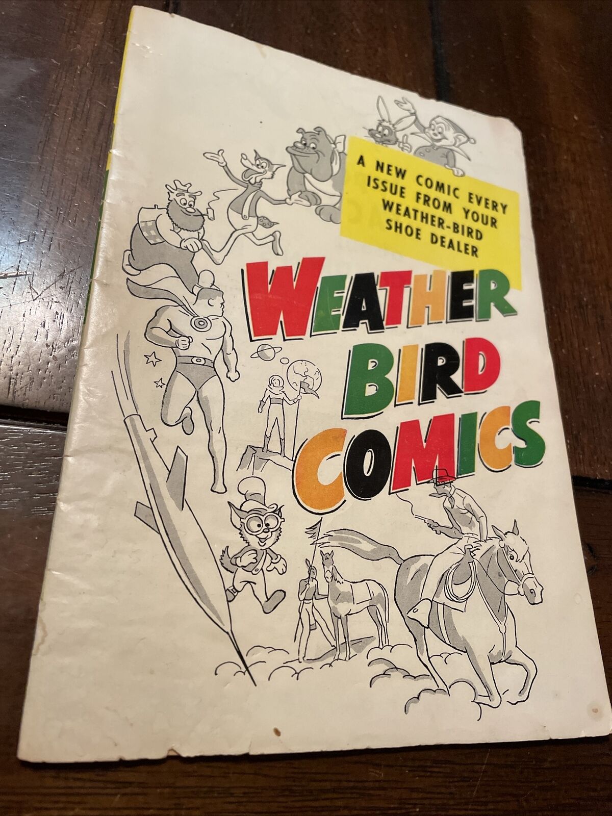 Weather Bird Shoes Giveaway comic 1958