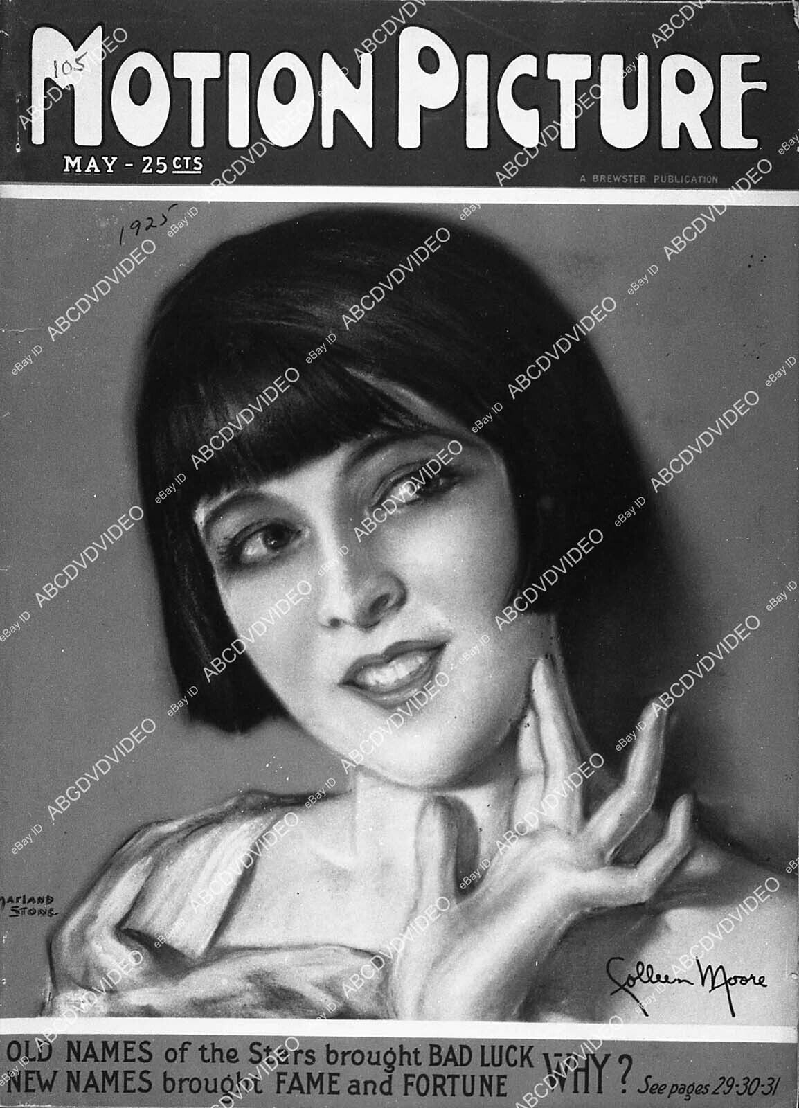 6444-009 Colleen Moore Motion Picture magazine cover 6444-009 6444-009