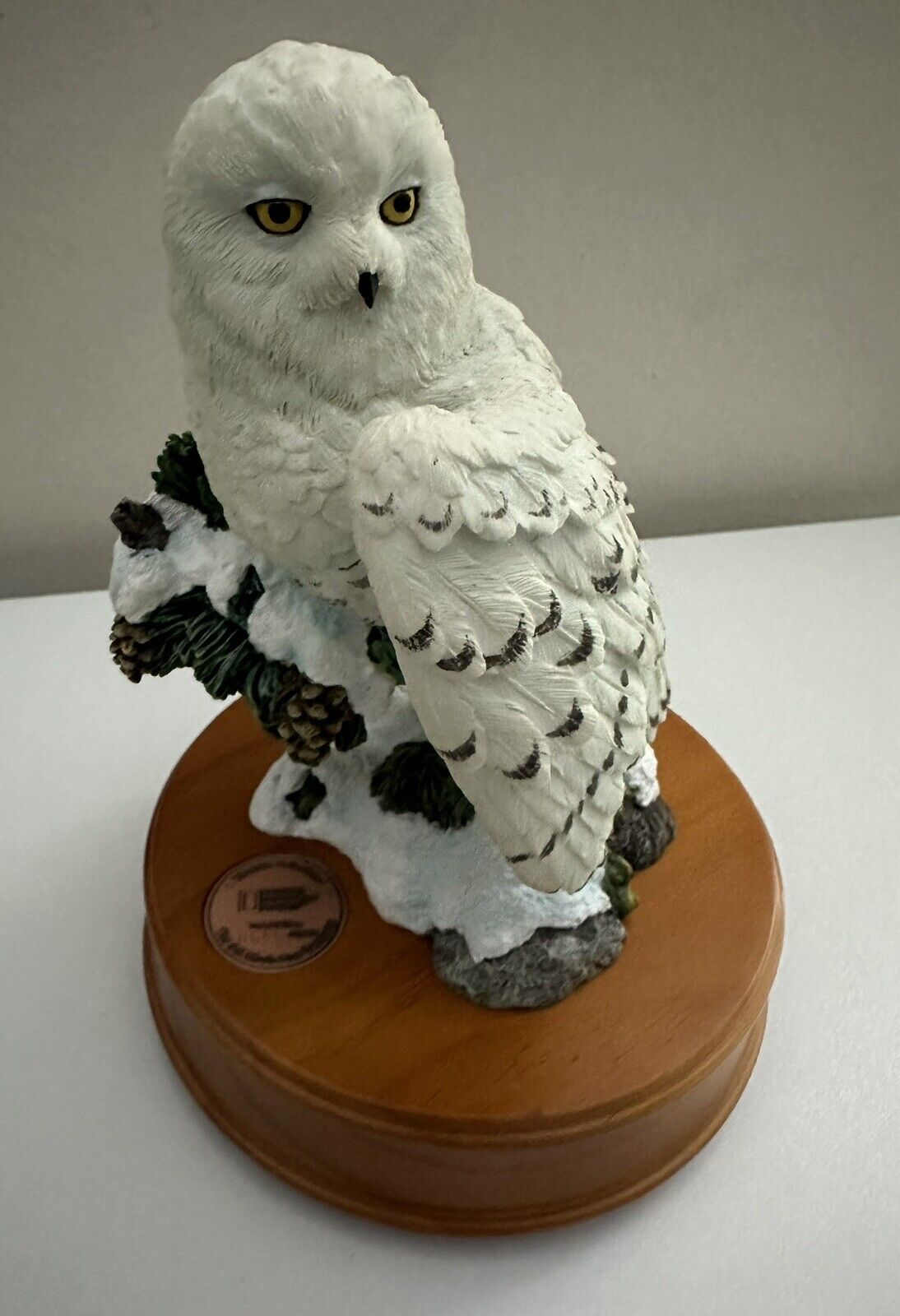 Owl Limited Edition Collectible Musical Figurine National Geographic with COA