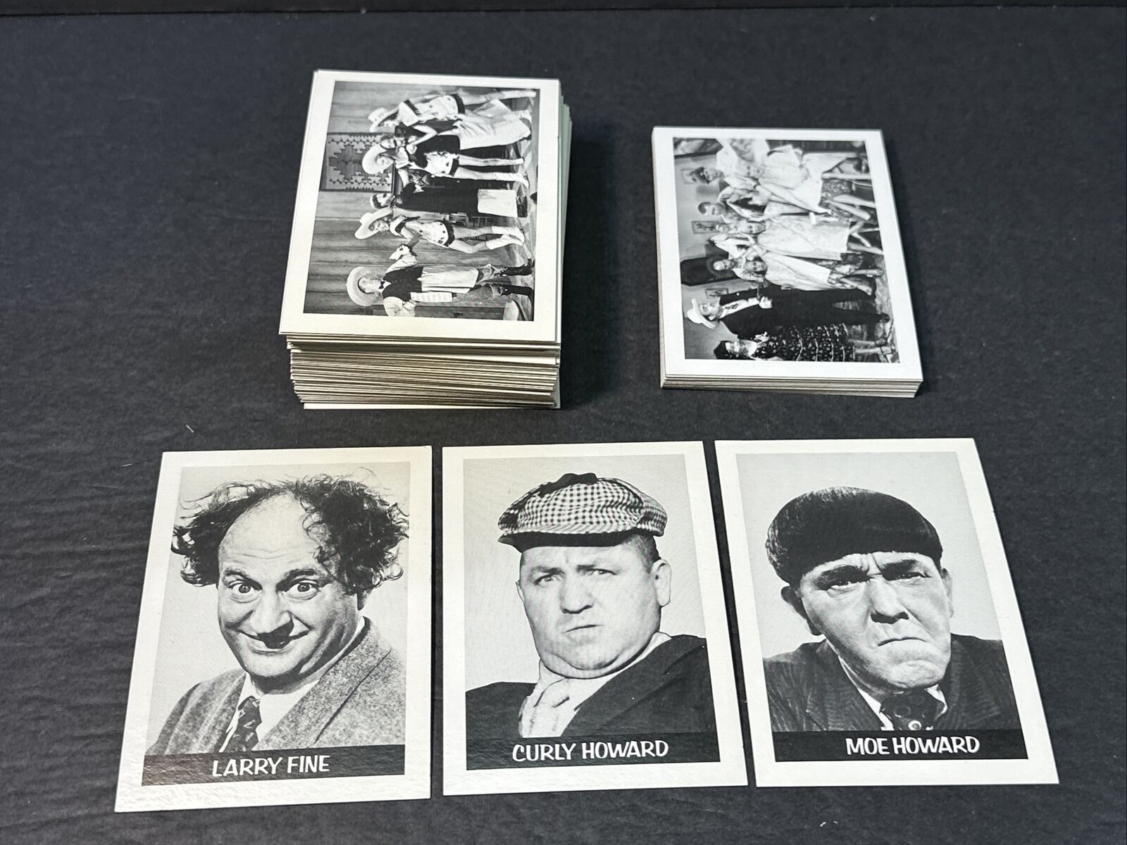 The Three Stooges Trading Card Set 60 Cards F.T.C.C. 1985 + 14 Duplicates
