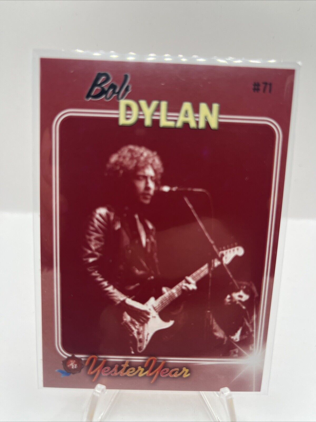 2024 Historic Autographs YesterYear Bob Dylan #71. 1 Of 30 Made