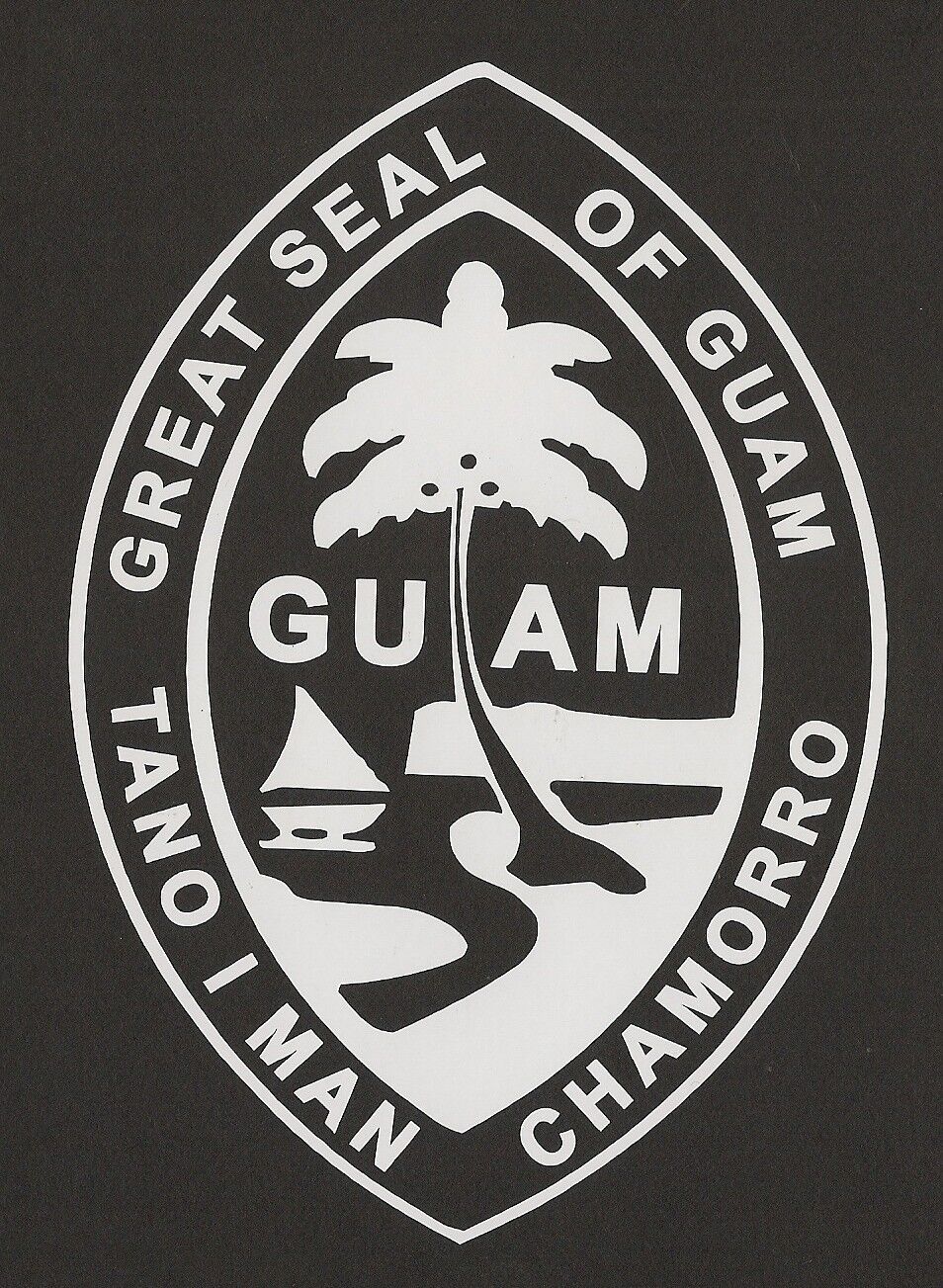 Great Seal of Guam Vinyl Decal Weatherproof Sticker 6\