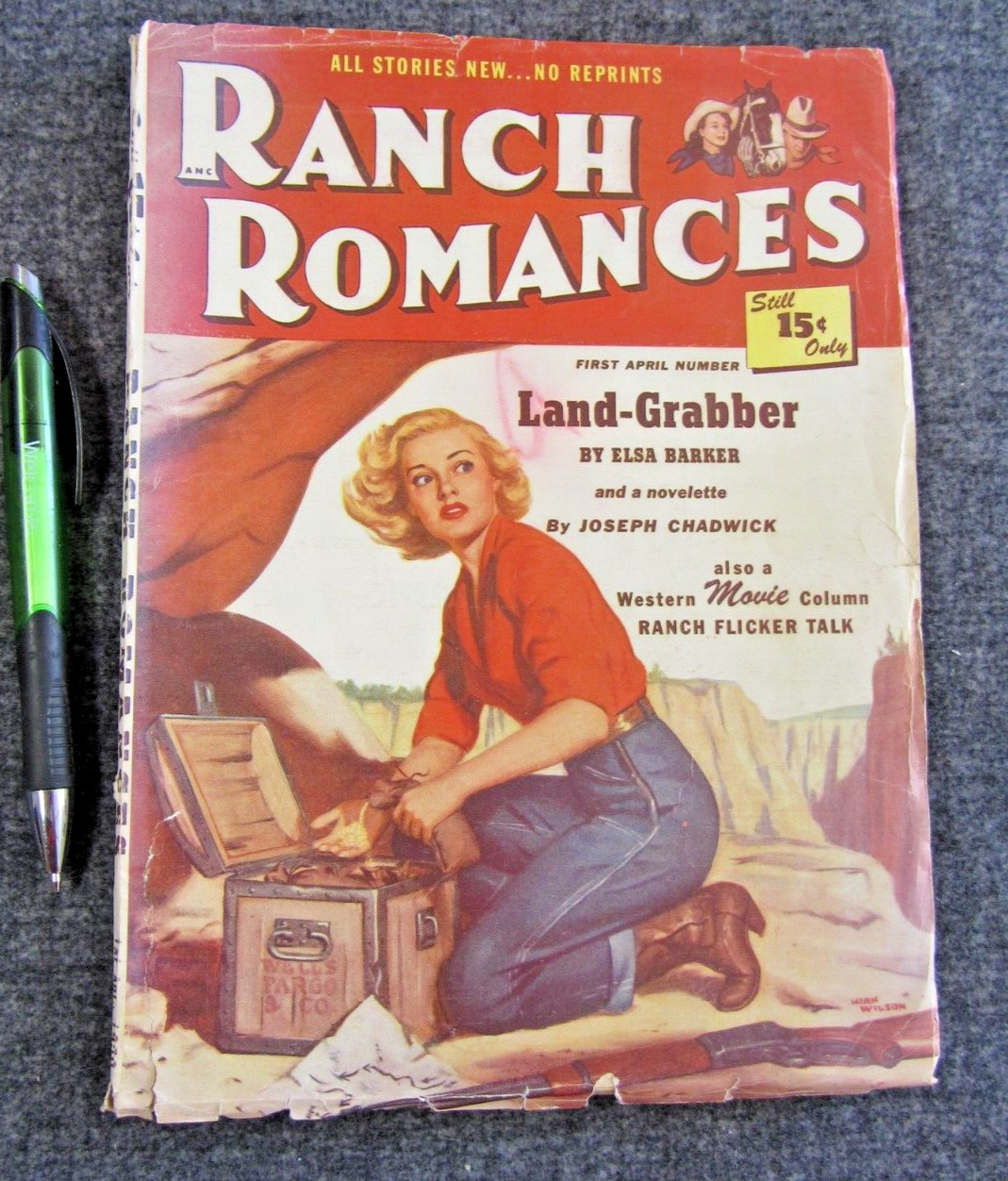 Ranch Romances Pulp Magazine March 31 1950 96pp Vintage VG All New Scarce