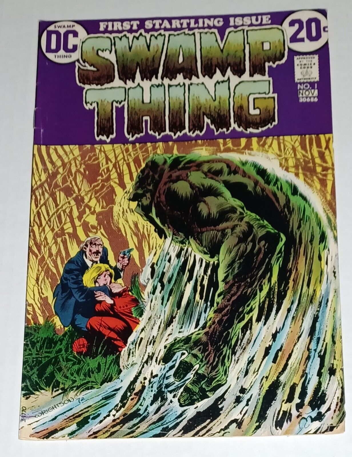 Swamp Thing #1 DC Comics Book 1972 Series - 1st Print - Wrightson C&A - See Pics