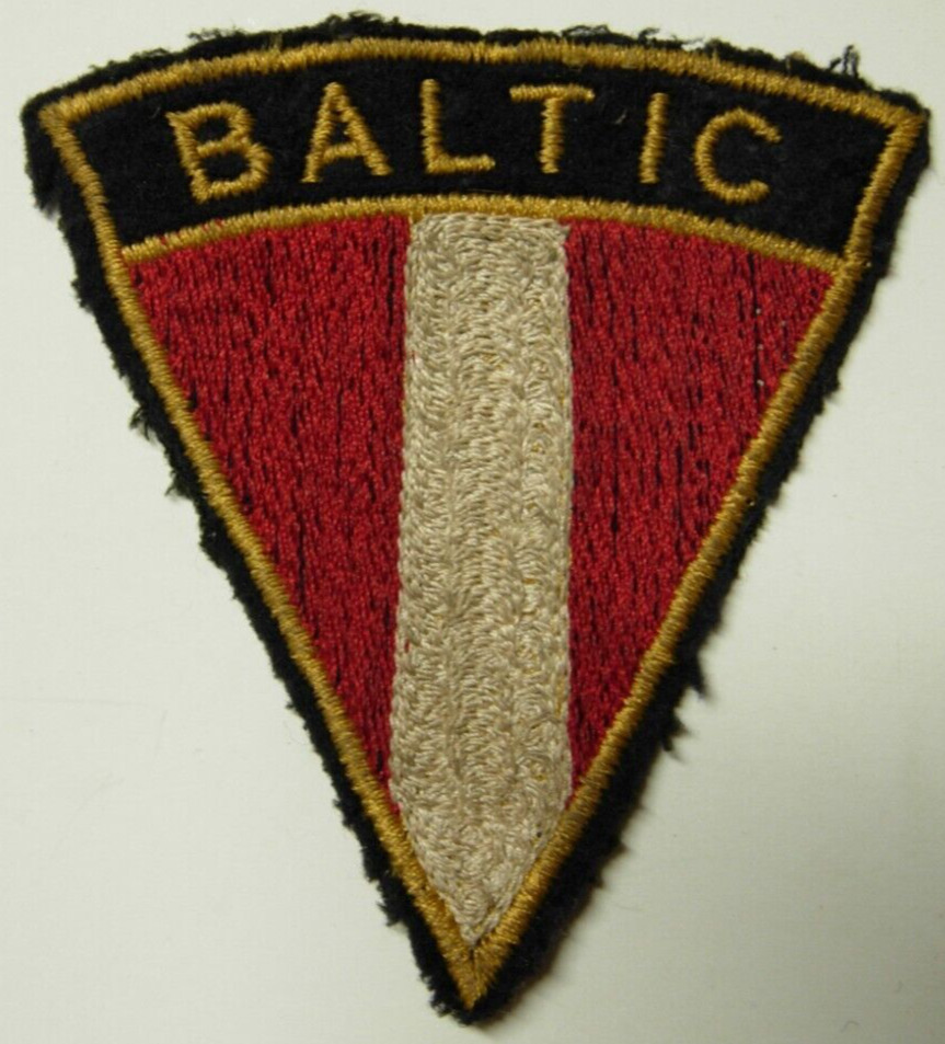 WW2 Baltic Constabulary Construction Shoulder Patch - European Made