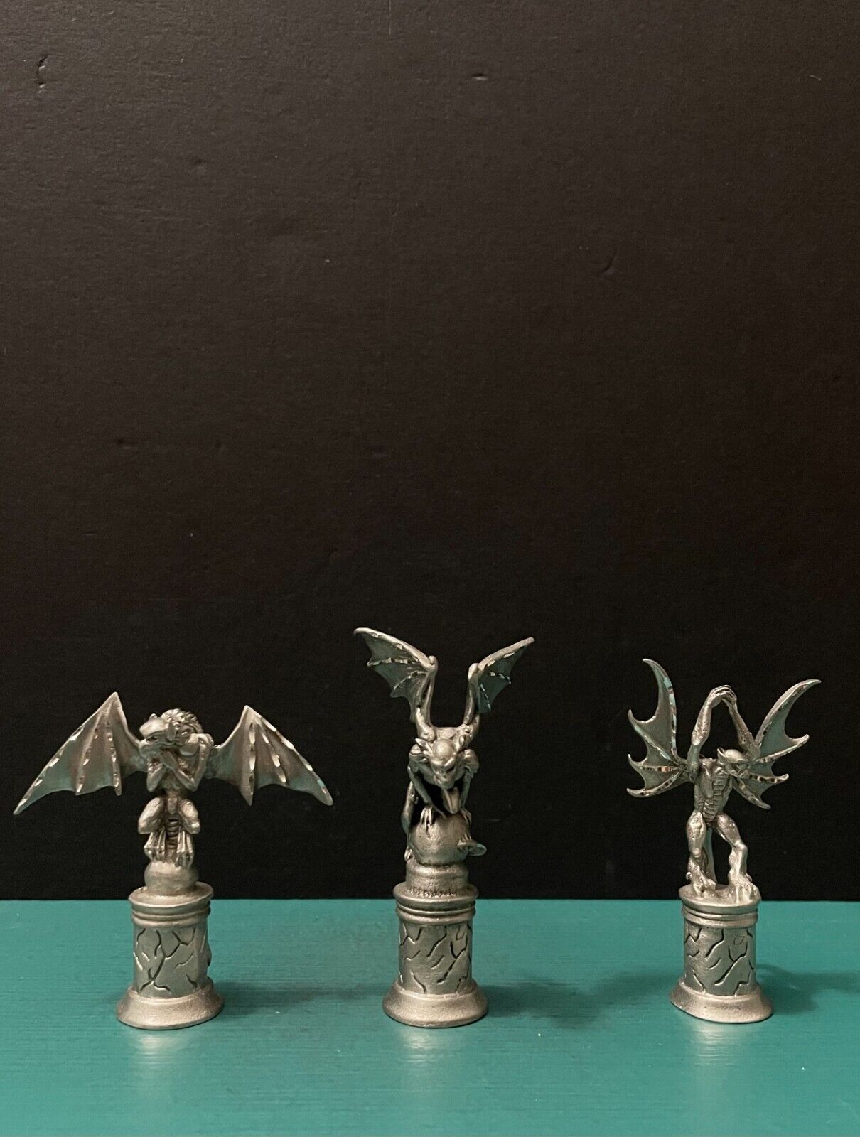 BKS Pewter Winged Gargoyle Demon Creature Monster Miniature Figurines LOTR GOT