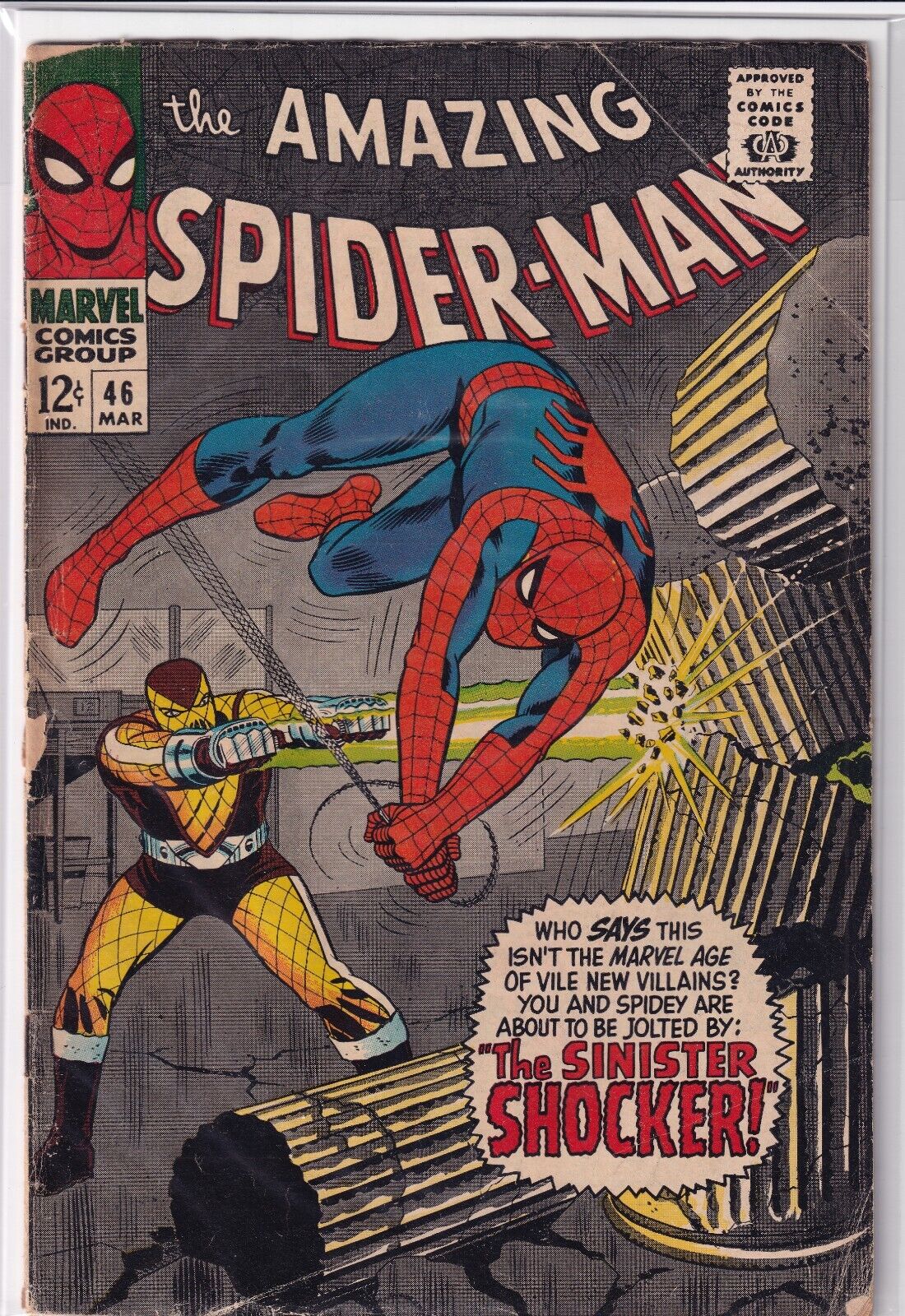 Amazing Spider-Man #46 (Marvel 1967) 1st Appearance of the Shocker