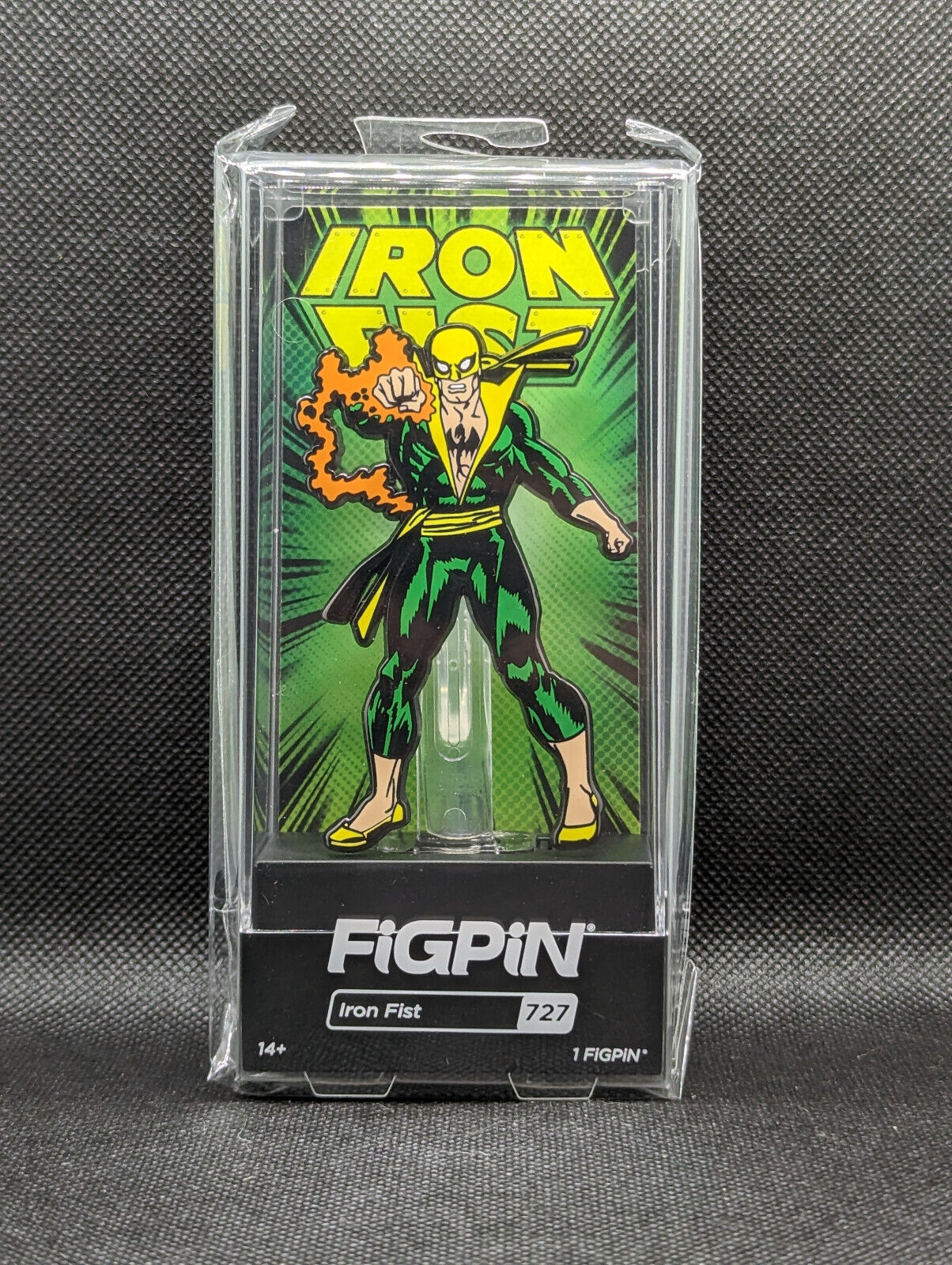 FiGPiN 727 Iron Fist Marvel LE 2000 Kraken Exclusive pin