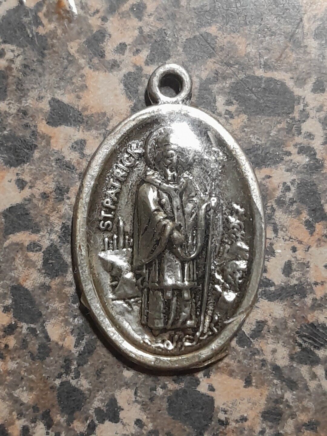 Vintage Saint Patrick Pray For Us Medal 