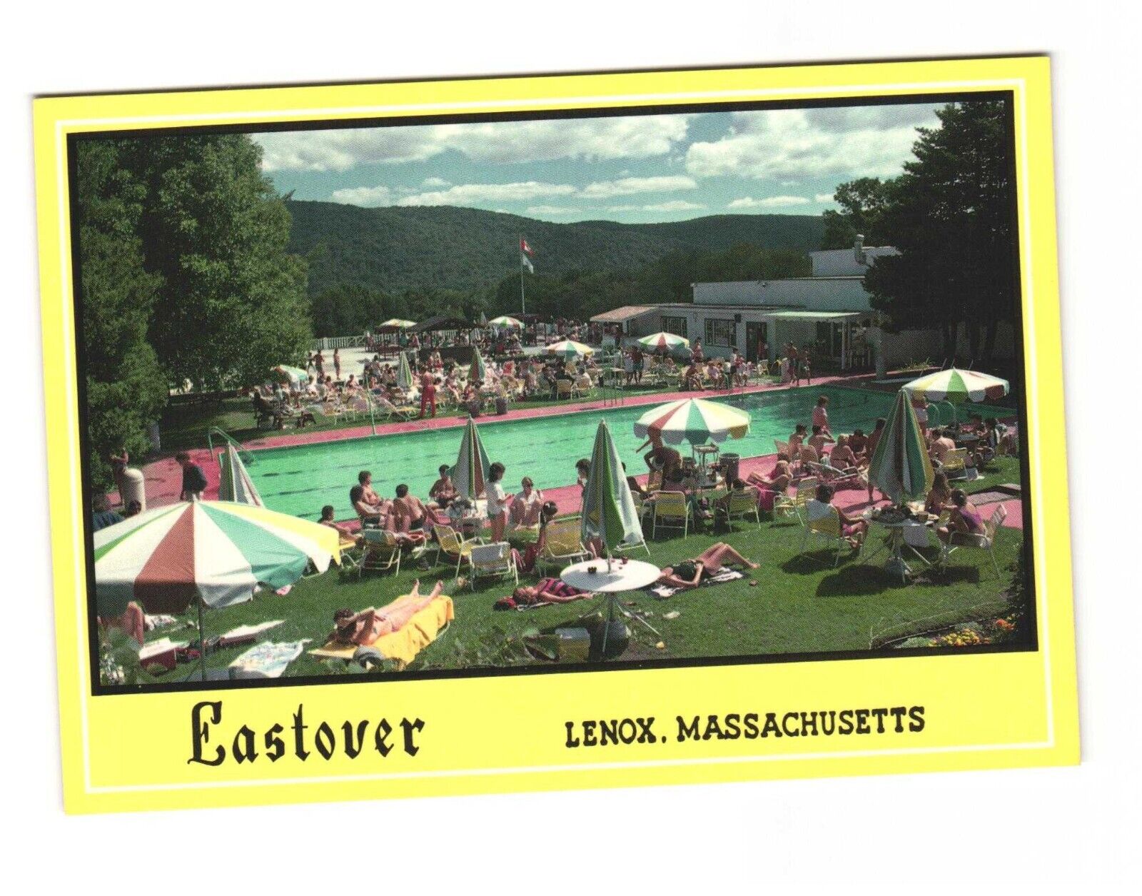 Lenox, MA - Eastover is New England\'s Outstanding Year-Round Resort Postcard 4x6