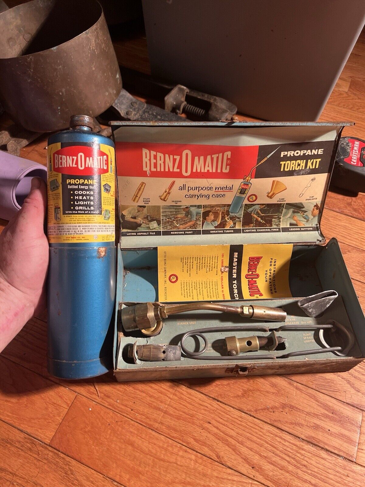 Vintage BernzoMatic propane Blow Torch